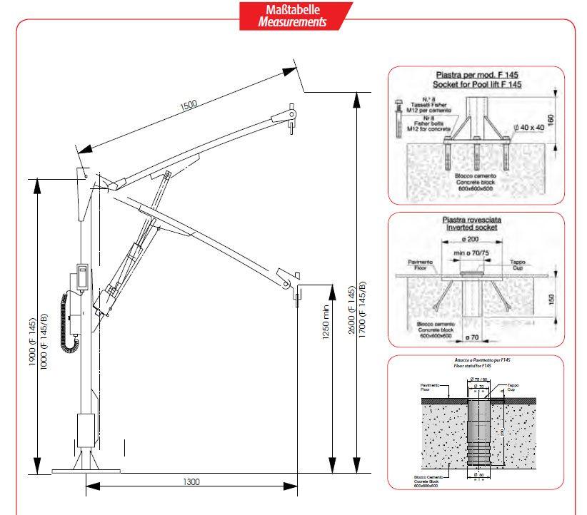 Poollift F 145